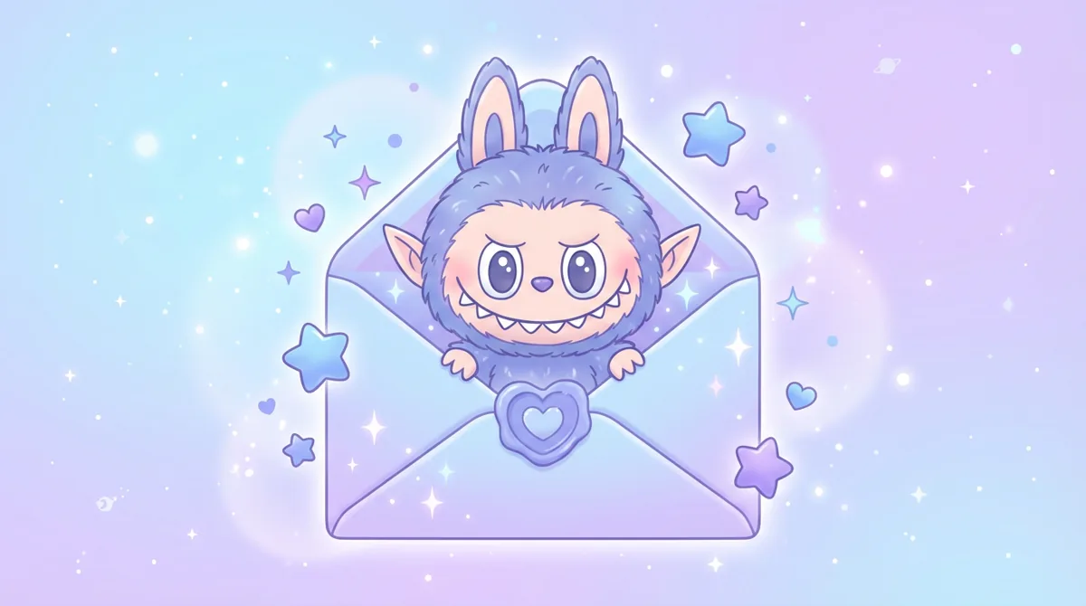 Labubu 蓝紫